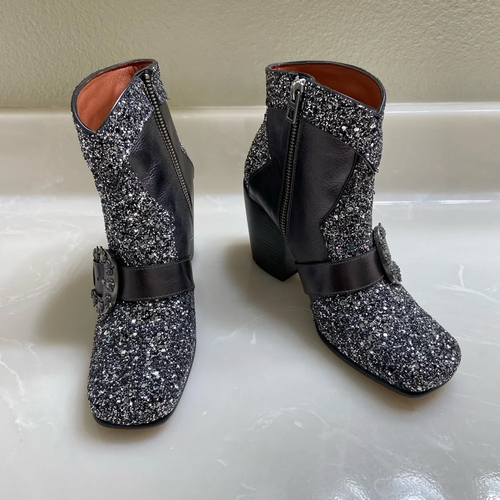 Coach ankle western boots, size 6